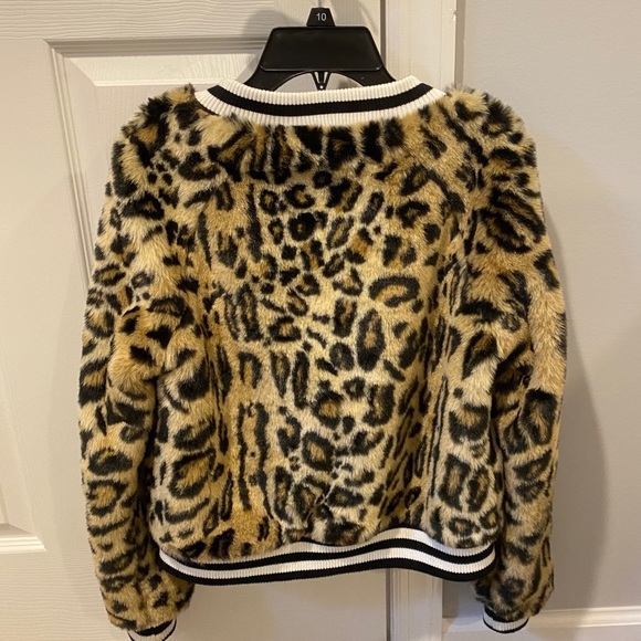 JACK by BB Dakota- Leopard print faux fur jacket - Picture 2 of 3